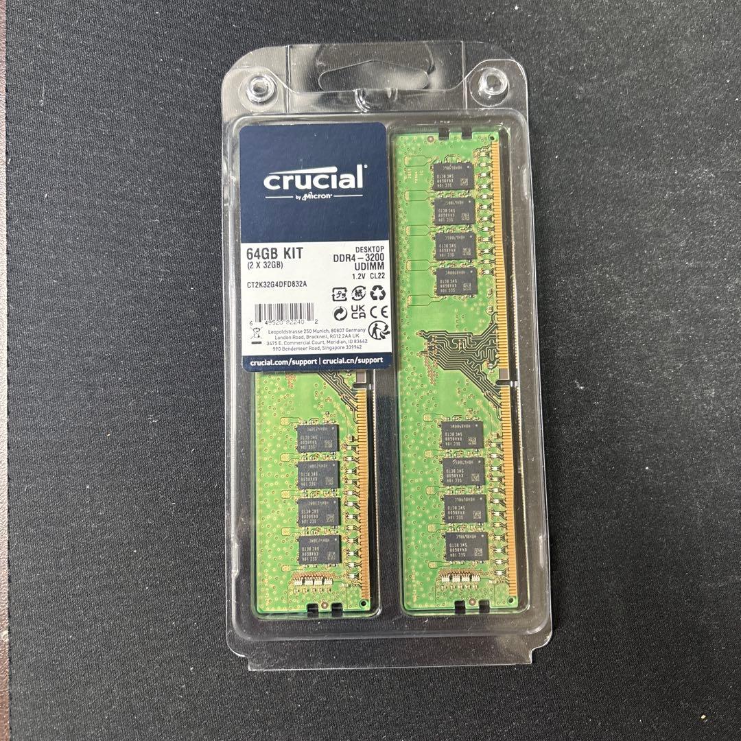 Samsung 32GB(16GB×2) デスクトップPC用メモリ DDR4