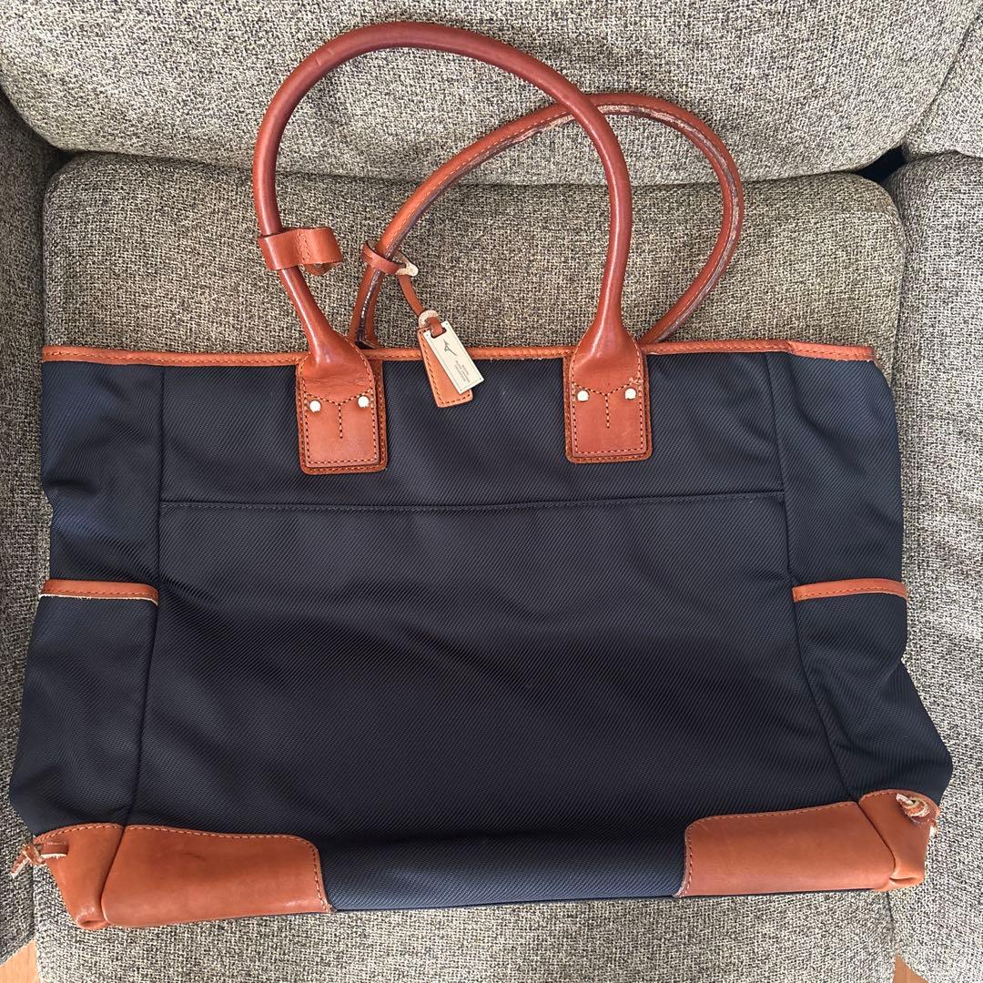 ミズノ トートバッグ ナイロン×グラブレザー