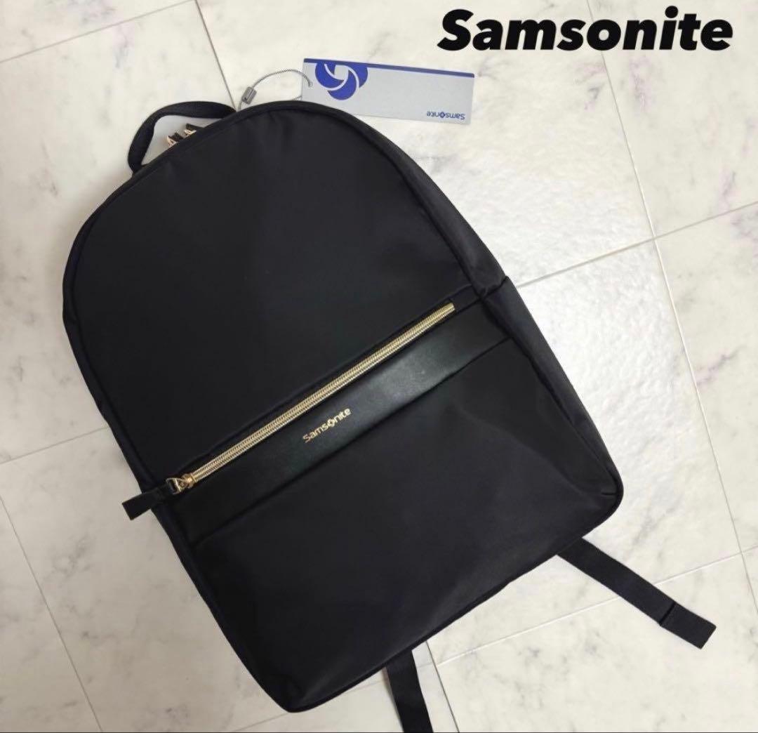 【新品】 Samsonite ナイロン バックパック リュック ブラック