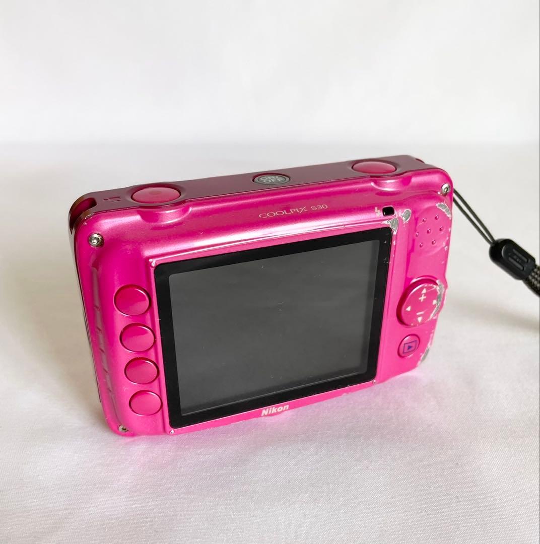 【動作品】Nikon Coolpix S30 デジタルカメラ 動作確認済み