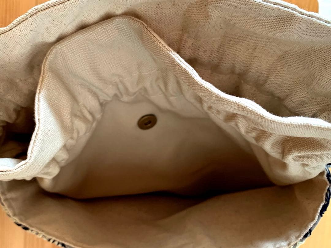 【新品✨】ミナペルホネンfollowing day あおり巾着バッグ