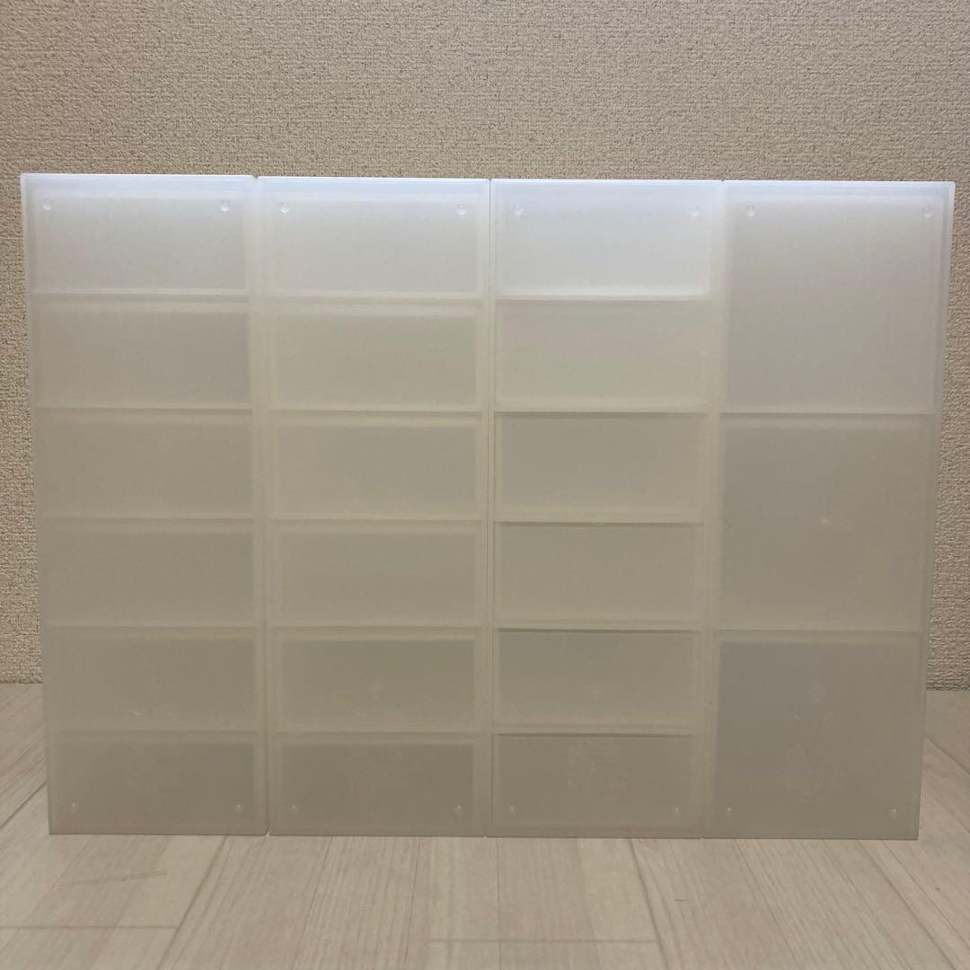 【4点セット】無印良品 ポリプロピレン小物収納ボックス 半透明 3段 6段