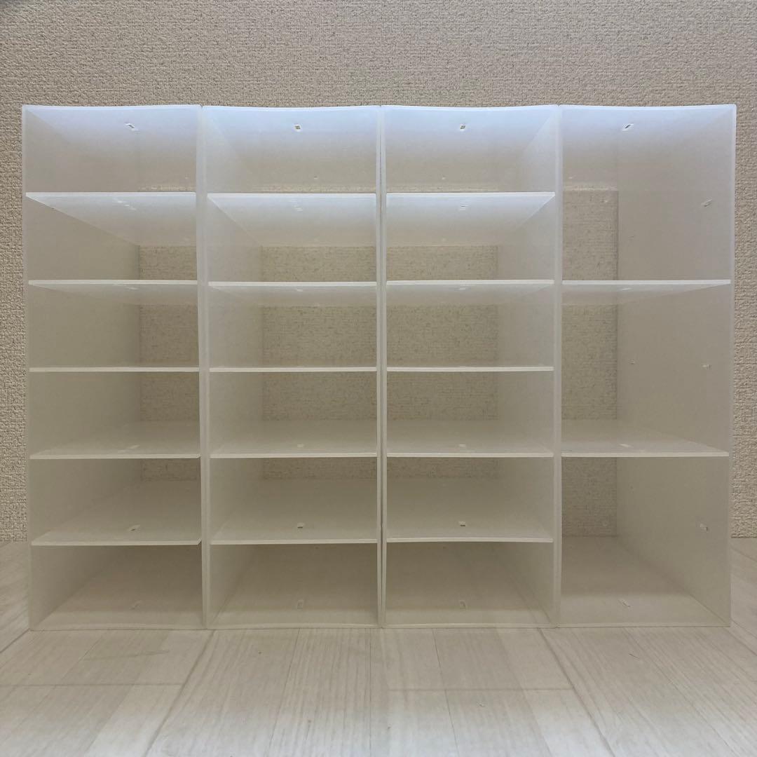 【4点セット】無印良品 ポリプロピレン小物収納ボックス 半透明 3段 6段