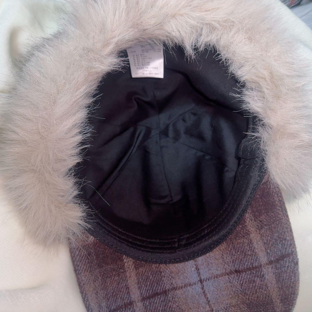 【未着用】　Darich ダーリッチ ロゴフライトキャップ ブルーブラウン 帽子