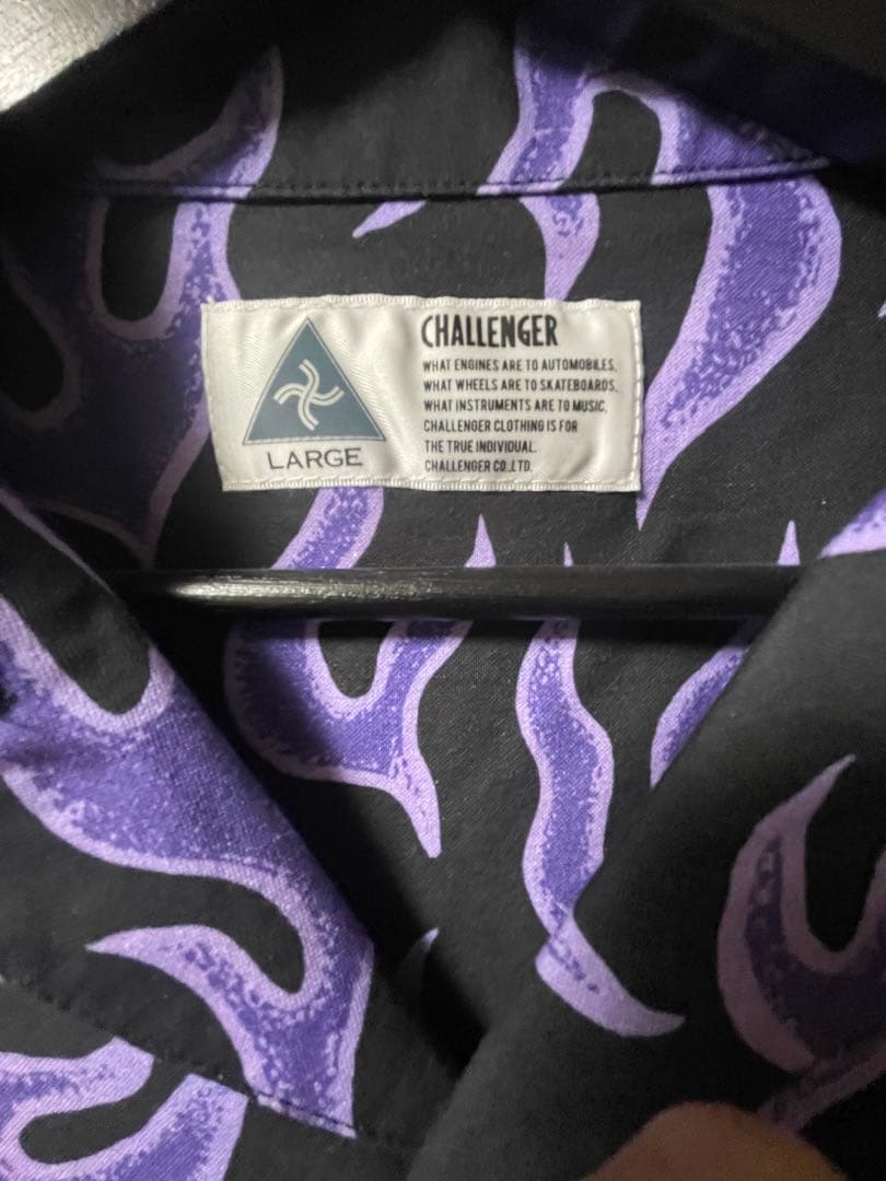 ゴ*ス様 Lサイズ S/S FIRE SHIRT チャレンジャー 半袖 ファイヤ