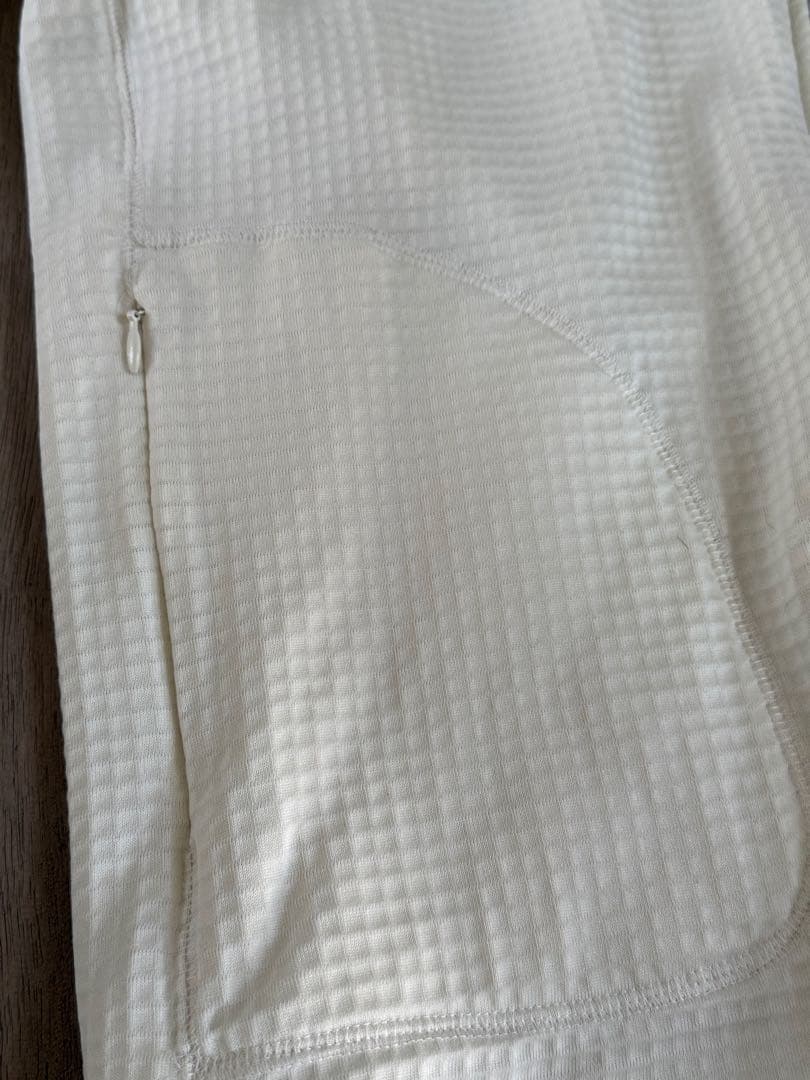 charbon POLARTEC パワーグリッドジップアップフーディー　Lサイズ