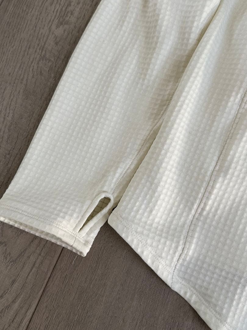 charbon POLARTEC パワーグリッドジップアップフーディー　Lサイズ