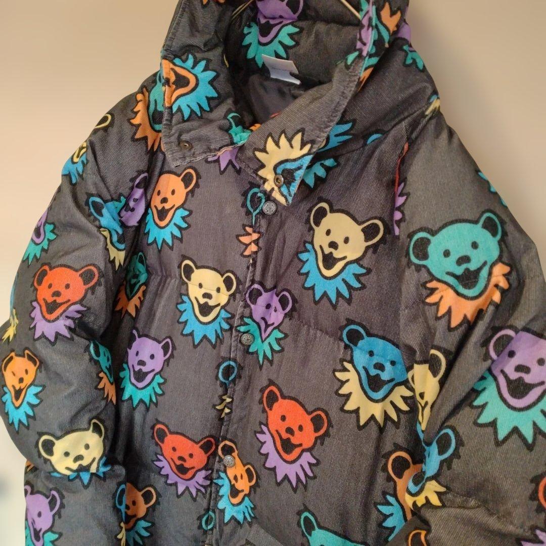 ☆go slow caravan☆コーデュロイ総柄 ハイスタンドパディングJKT