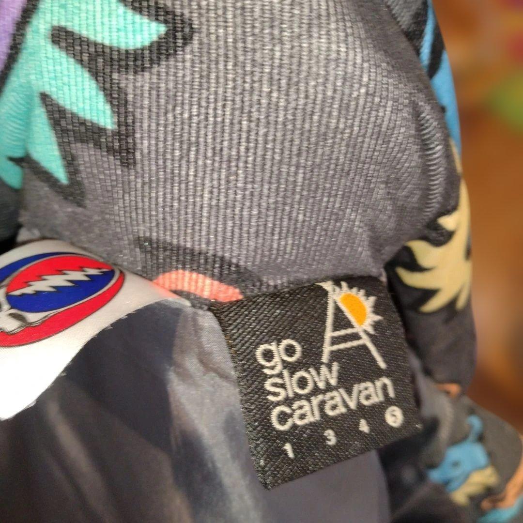 ☆go slow caravan☆コーデュロイ総柄 ハイスタンドパディングJKT