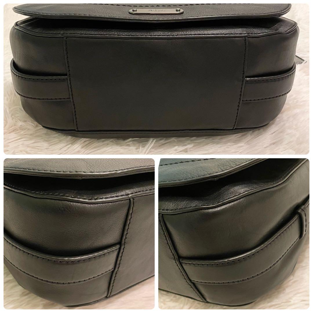 美品★ RALPH LAUREN ラルフローレン　ショルダーバッグ　ブラック