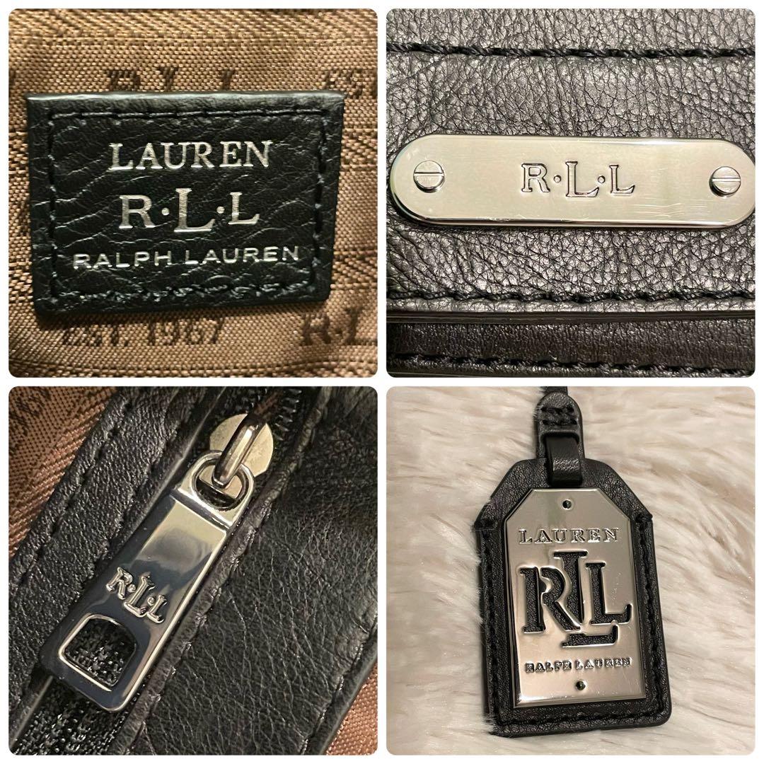 美品★ RALPH LAUREN ラルフローレン　ショルダーバッグ　ブラック