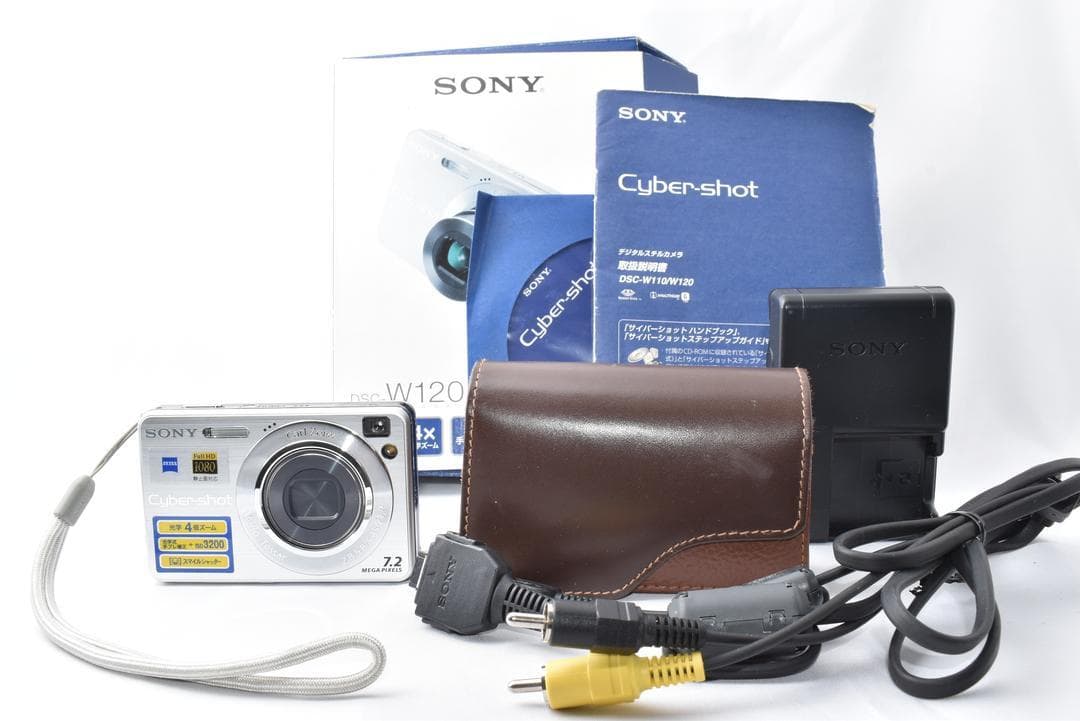 【元箱付】ソニー SONY Cyber-shot DSC-W120 シルバー