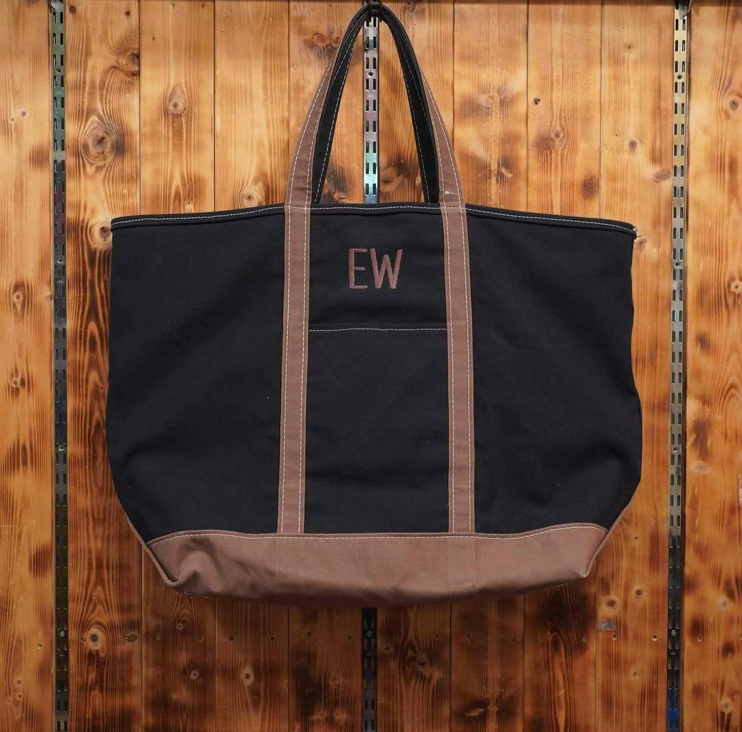 L.L.Bean Boat and Tote ブラック/ブラウン