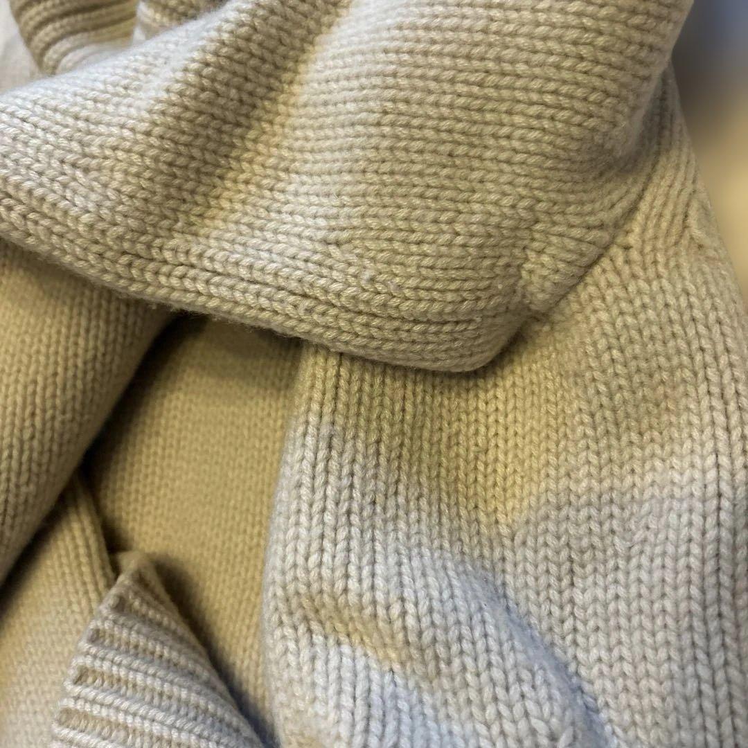 BLAMINK グレージュ　38 カシミヤ　タートルネック セーター