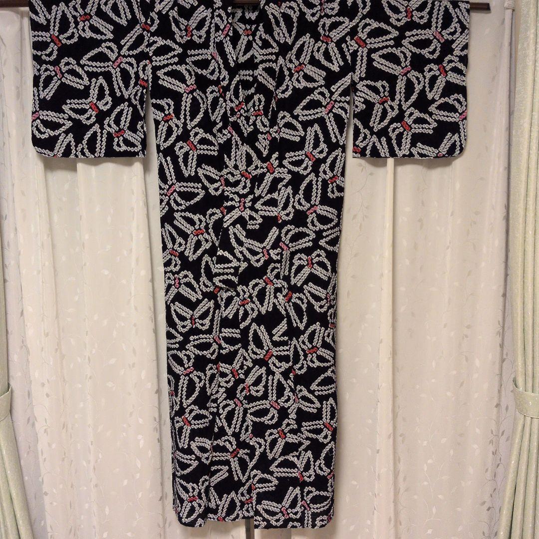 M*K様 有松鳴海絞りの蝶々の浴衣