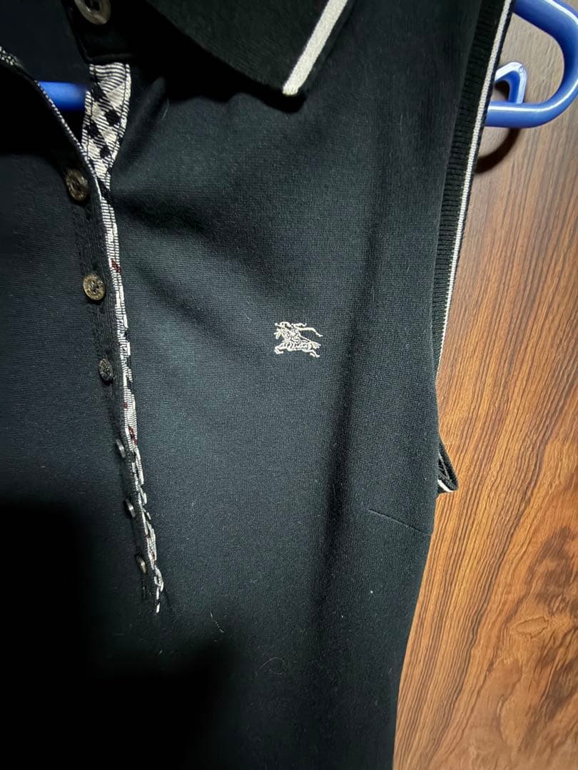 バーバリーブルーレーベルノースリーブワンピース 38サイズ 黒