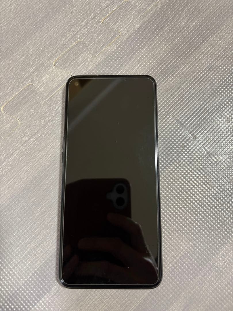 【美品】OPPO A54 5G シルバーブラック au版SIMフリー 画面美品