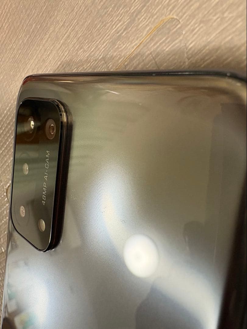 【美品】OPPO A54 5G シルバーブラック au版SIMフリー 画面美品