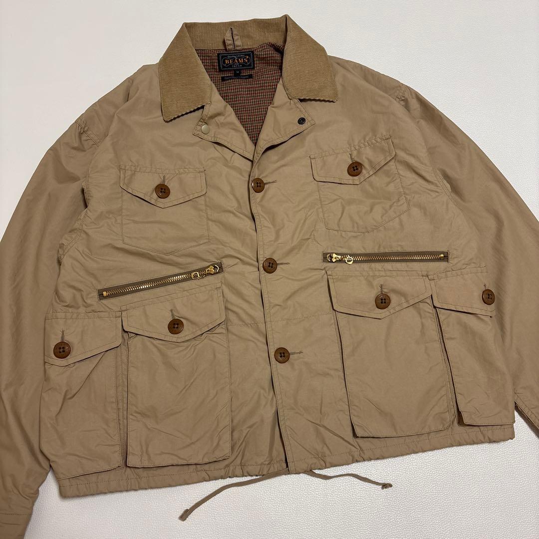BEAMS PLUSタスランナイロン フィッシュンティング ジャケット