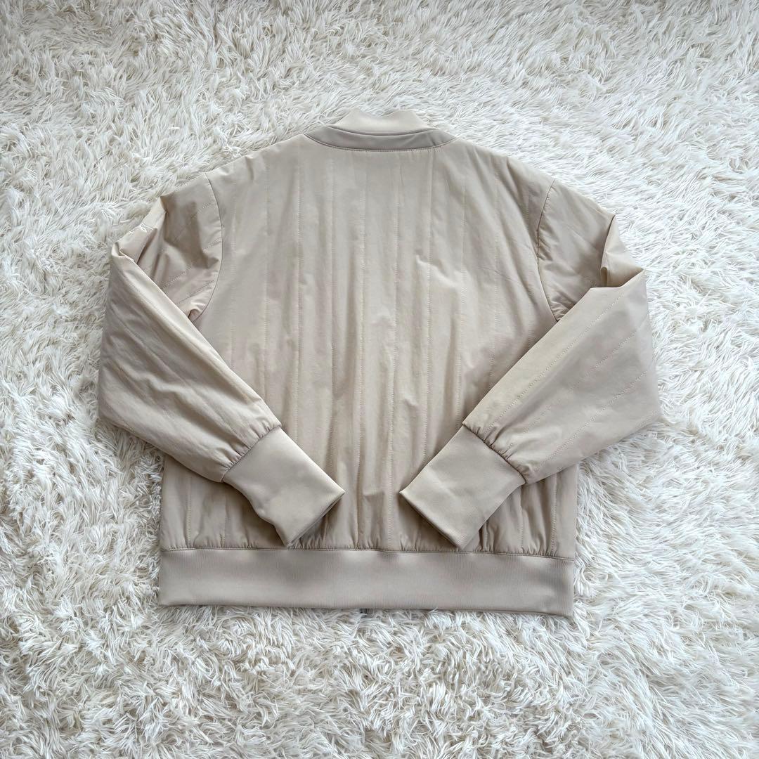 【超美品】コールアンドレスポンス　切り替えブルゾン　中綿キルティング　ベージュ