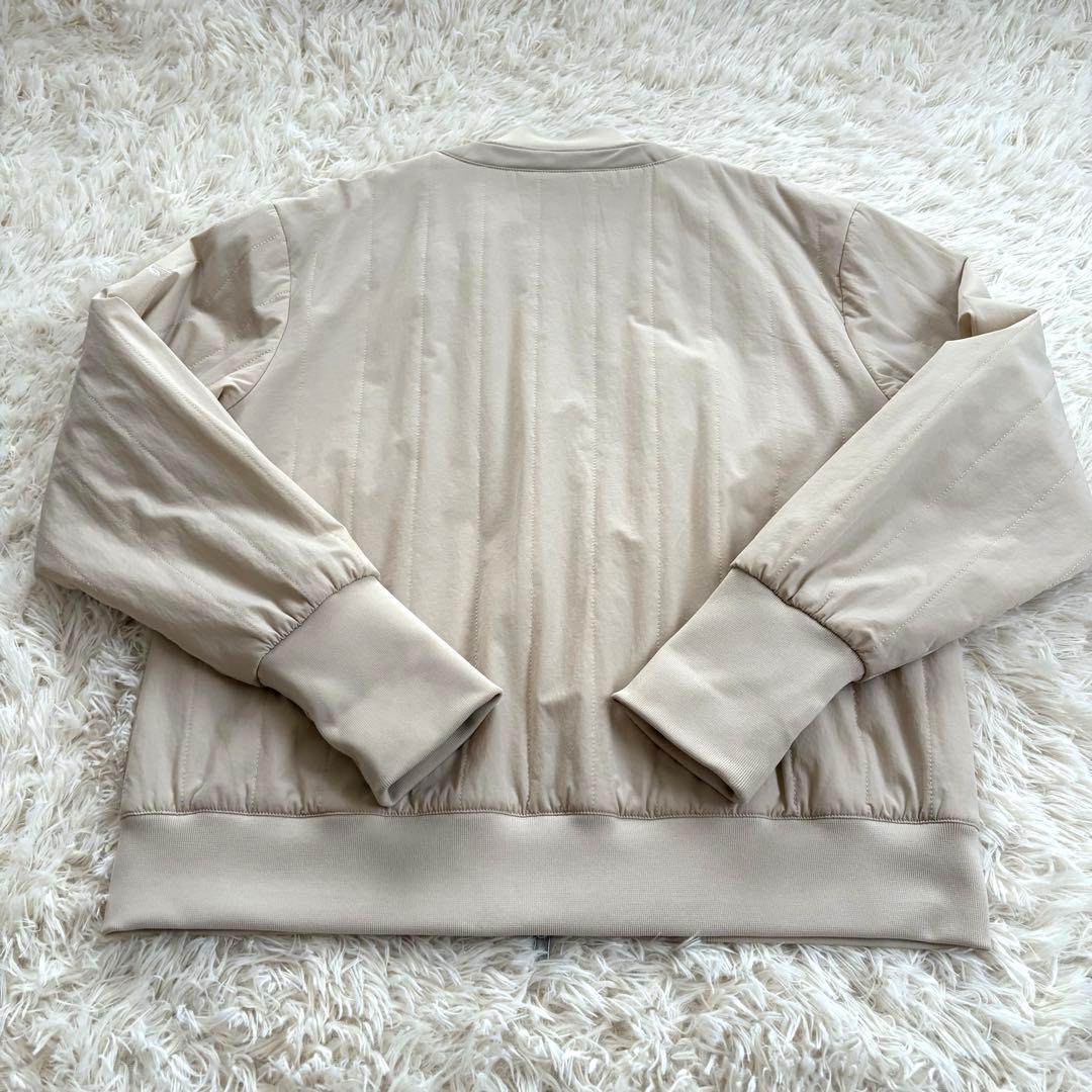 【超美品】コールアンドレスポンス　切り替えブルゾン　中綿キルティング　ベージュ