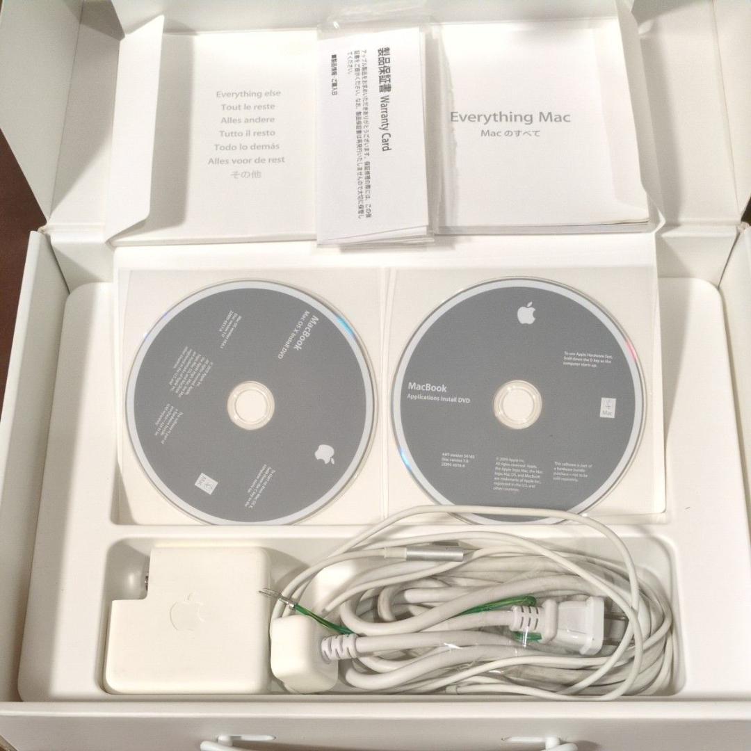 MacBook［MC207J/A］Late 2009モデル 白ポリカ ユニボディ