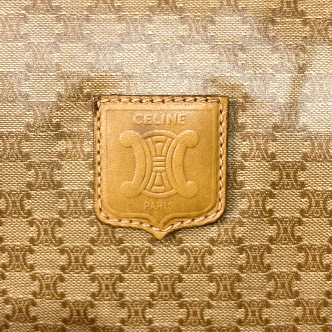 CELINE セリーヌ マカダム　レザー　ボストンバッグ　オールドセリーヌ