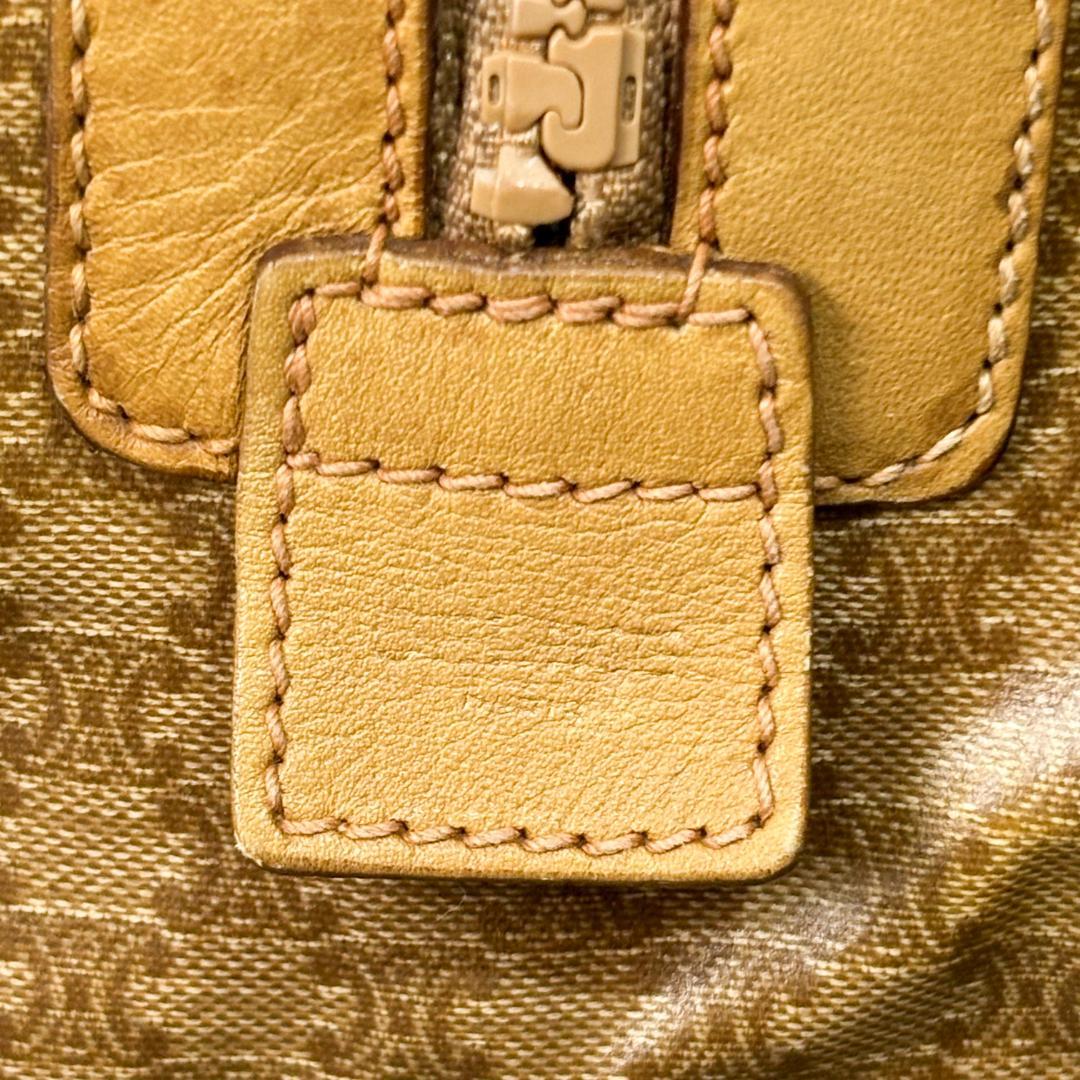 CELINE セリーヌ マカダム　レザー　ボストンバッグ　オールドセリーヌ