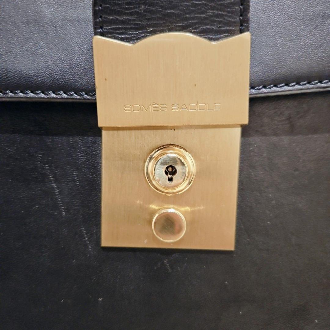 SOMES SADDLE ソメスサドル エグゼクティブ ダレスバッグ 黒 A4