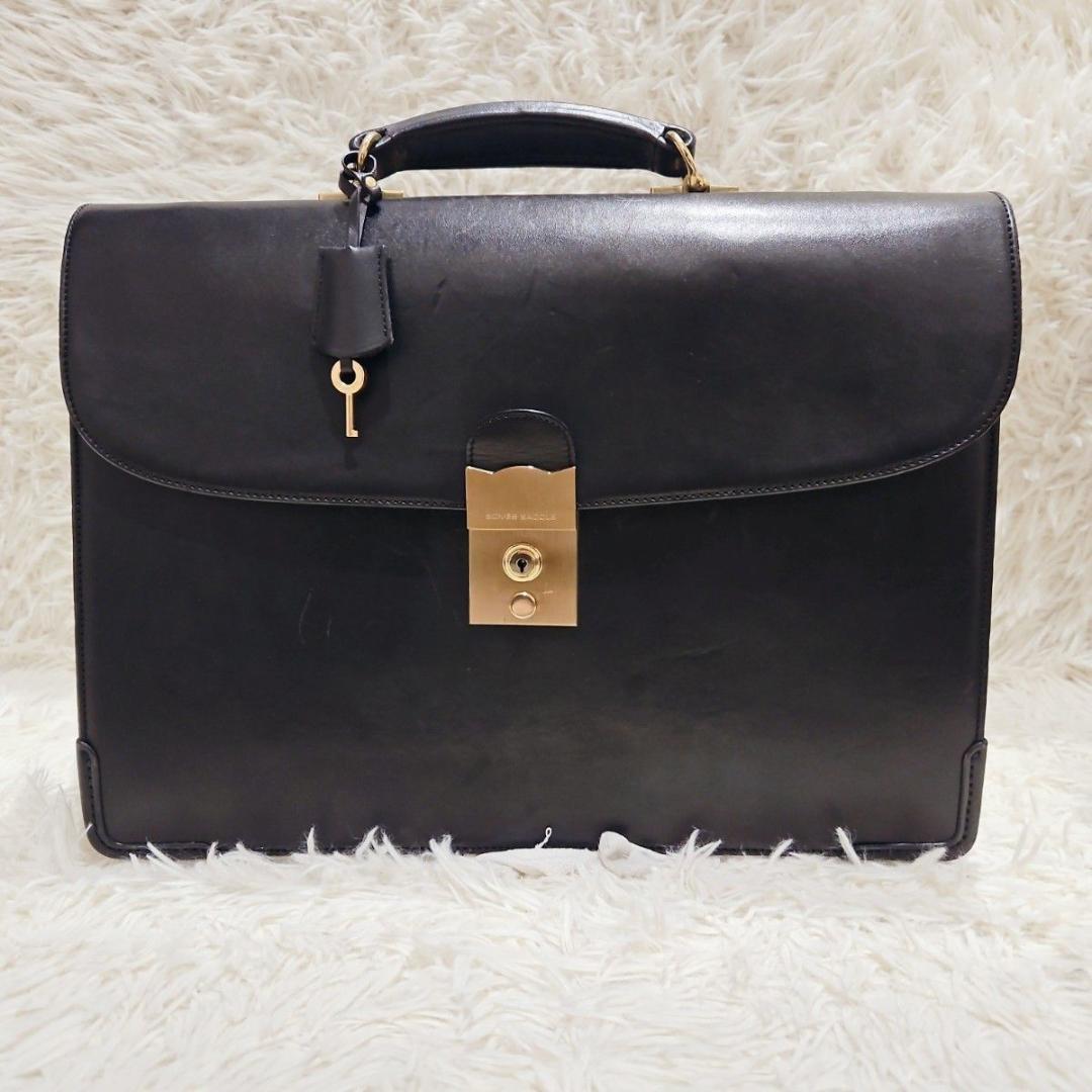 SOMES SADDLE ソメスサドル エグゼクティブ ダレスバッグ 黒 A4