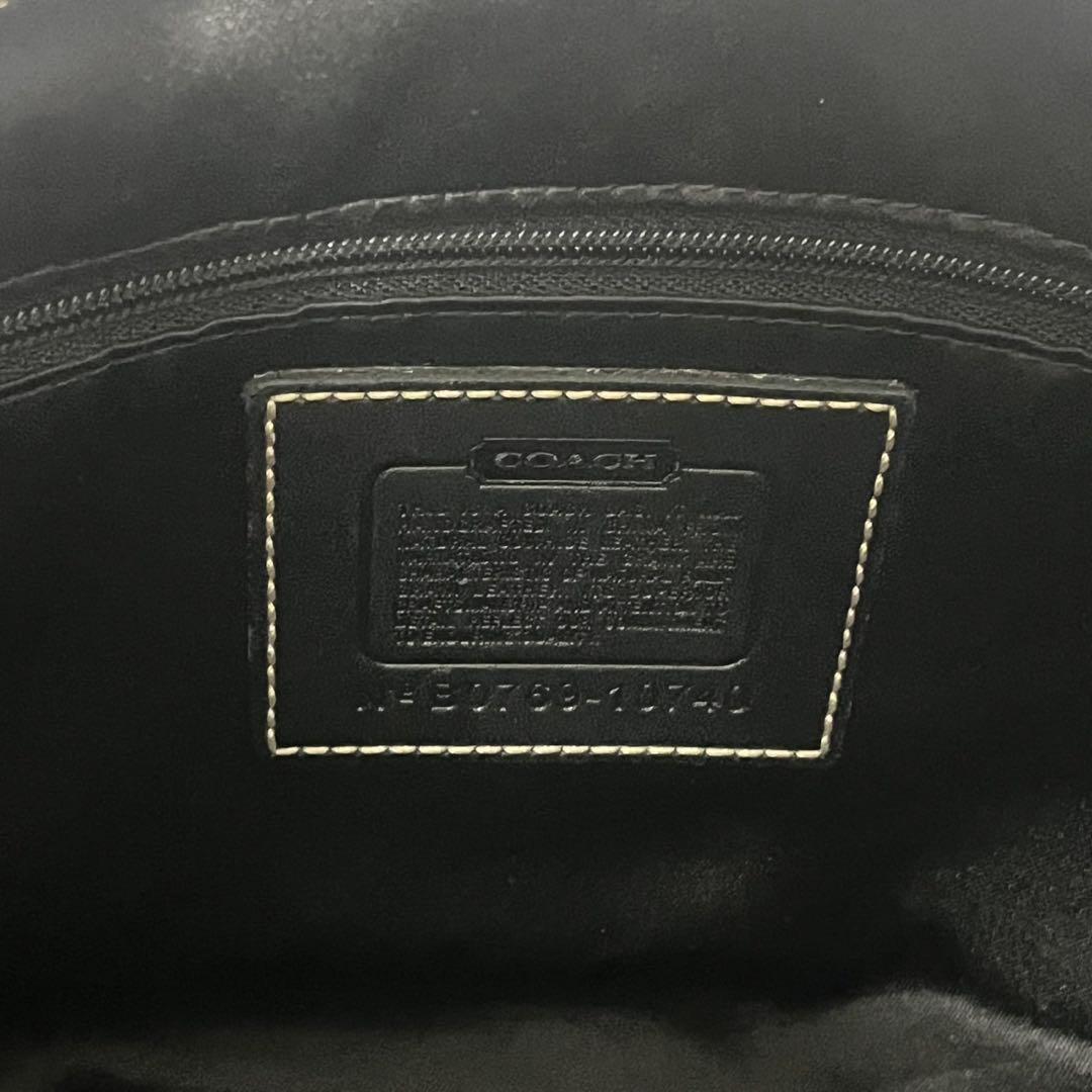 ✨極美品✨　coach ハンドバッグ　ミニバッグ　レザー　ブラック