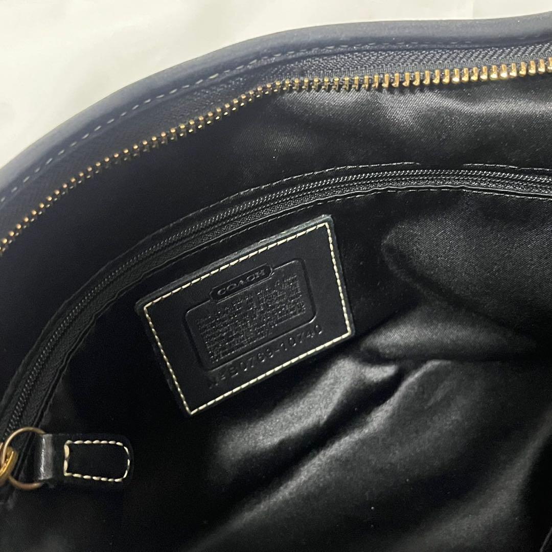 ✨極美品✨　coach ハンドバッグ　ミニバッグ　レザー　ブラック