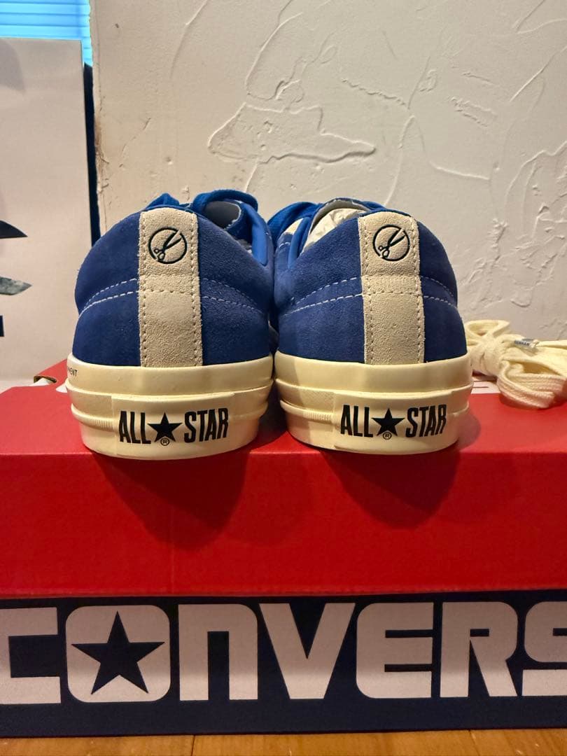 【週末値下げ】コンバース ワンスタースエード×デンハム27cm US8.5