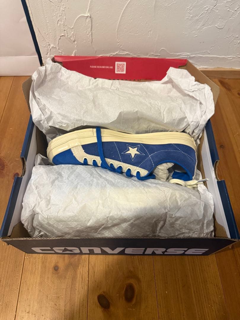 【週末値下げ】コンバース ワンスタースエード×デンハム27cm US8.5