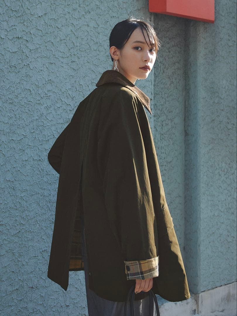 【完売品】FRAY I.D別注Barbour ミドルレングスジャケット