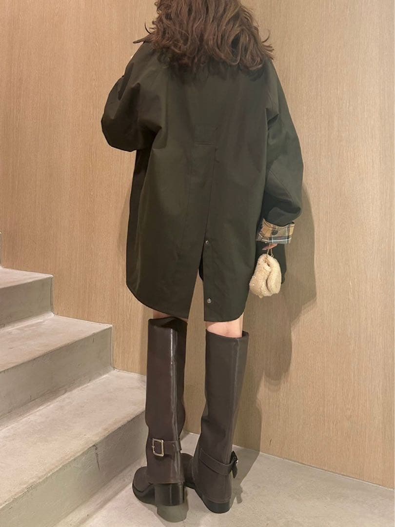 【完売品】FRAY I.D別注Barbour ミドルレングスジャケット