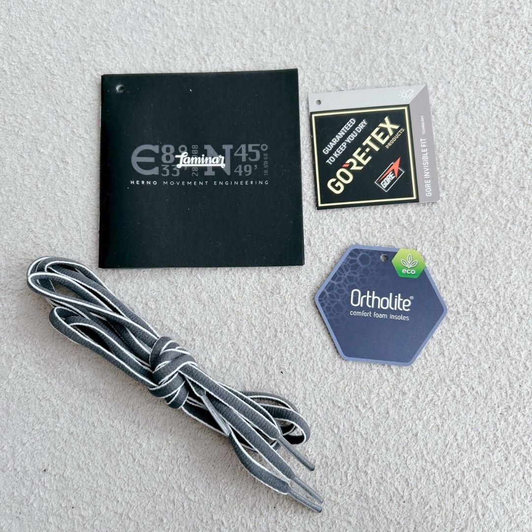 未使用 HERNO ヘルノ ラミナー×スカルパ トレランスニーカー 箱付き