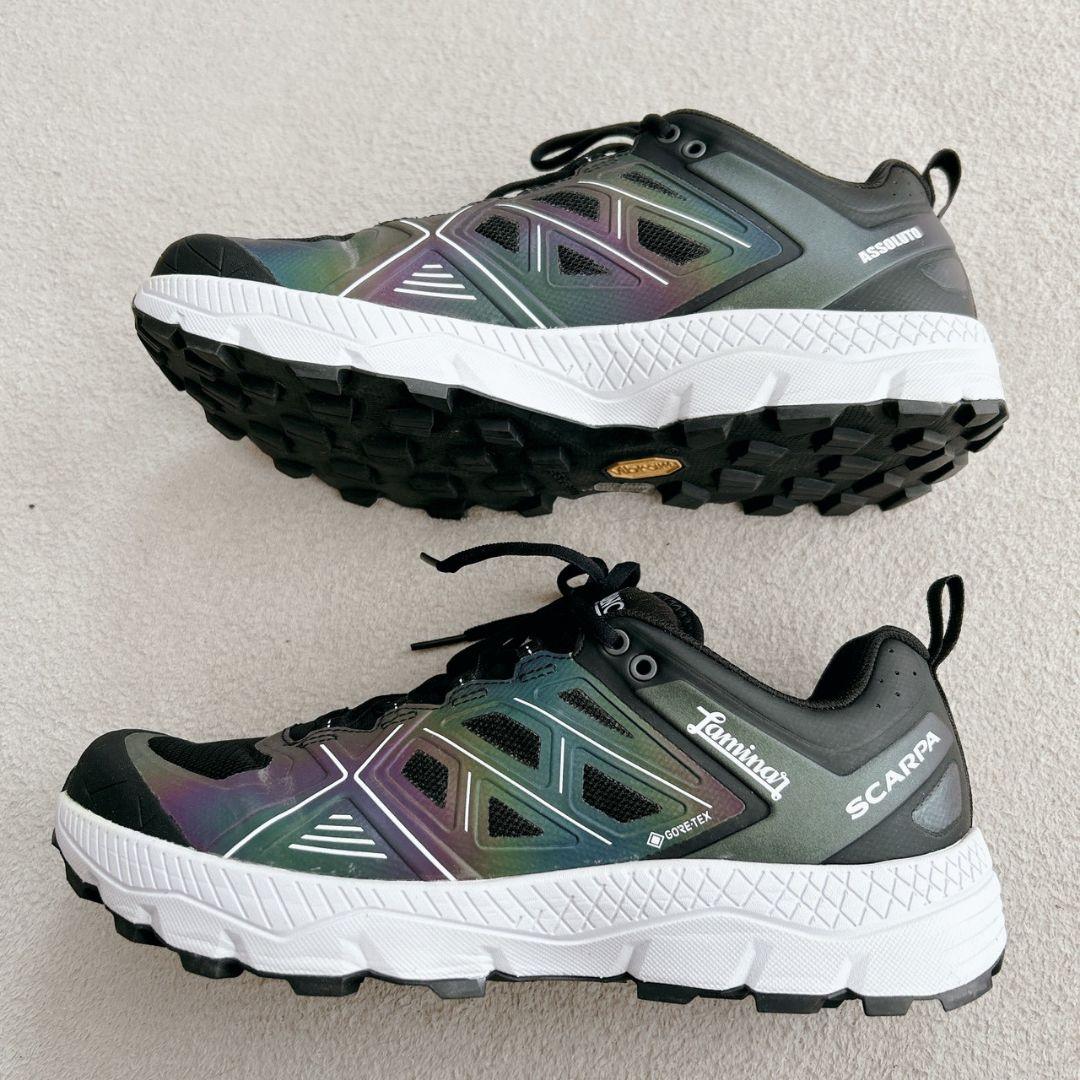 未使用 HERNO ヘルノ ラミナー×スカルパ トレランスニーカー 箱付き