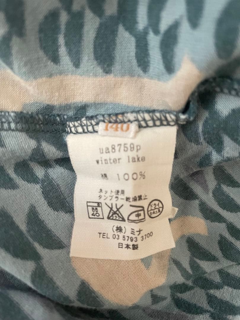 ミナペルホネン　ワンピース　カットソー　140