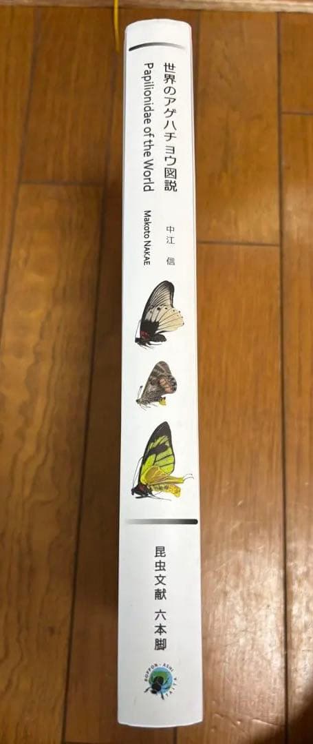 世界のアゲハチョウ図説　図鑑　アゲハ蝶　六本脚