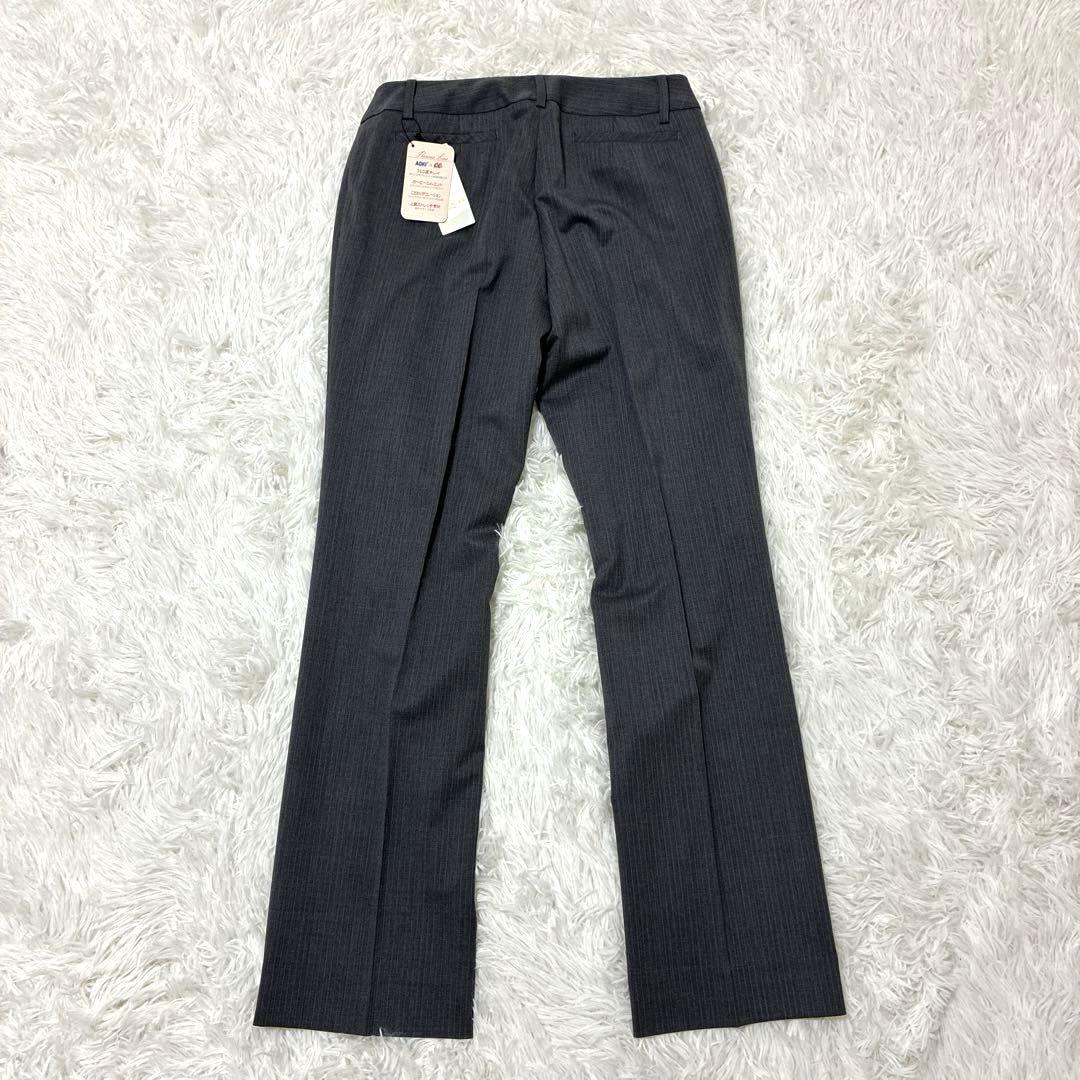 新品タグ付レミュー Les mues パンツスーツ セットアップ M ストライプ