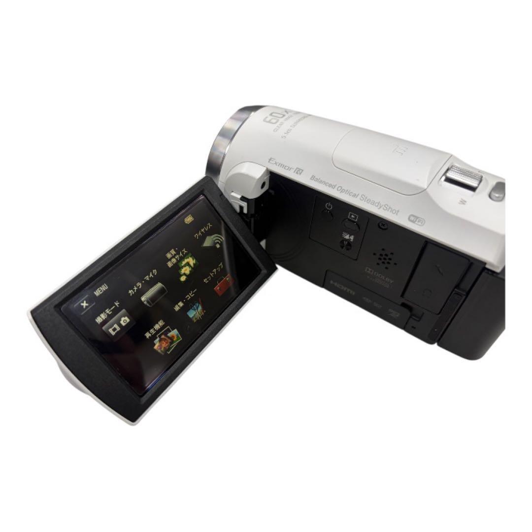 SONY HDR-CX675 ビデオカメラ ホワイト