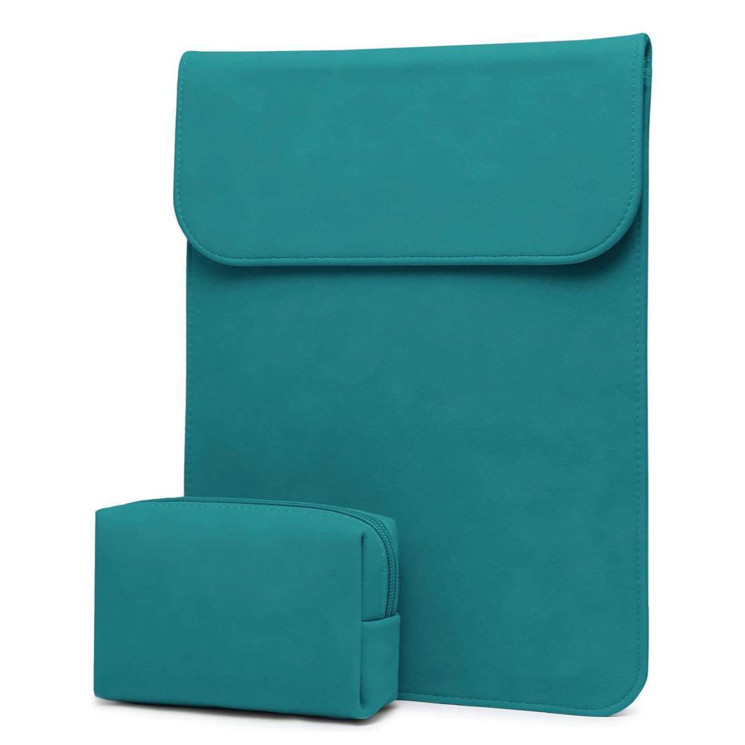 HYZUO 13インチ MacBook Air 薄型 収納袋付き 撥水加工 緑