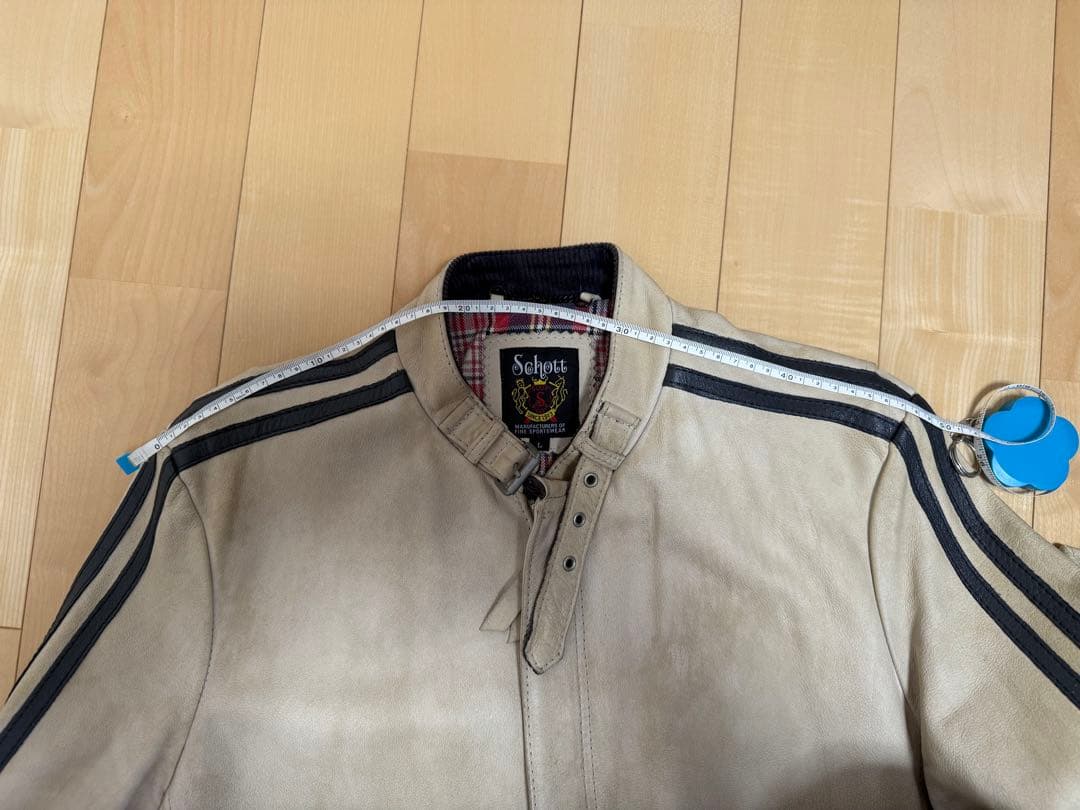 【美品】Schott シングルライダース クラシックレーサー Lサイズ