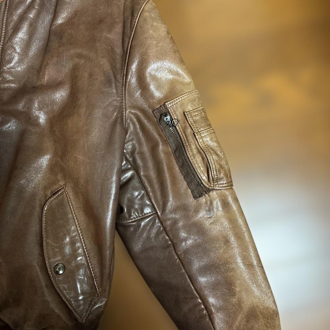 GOLDENBEAR ゴールデンベア レザー MA-1JKT