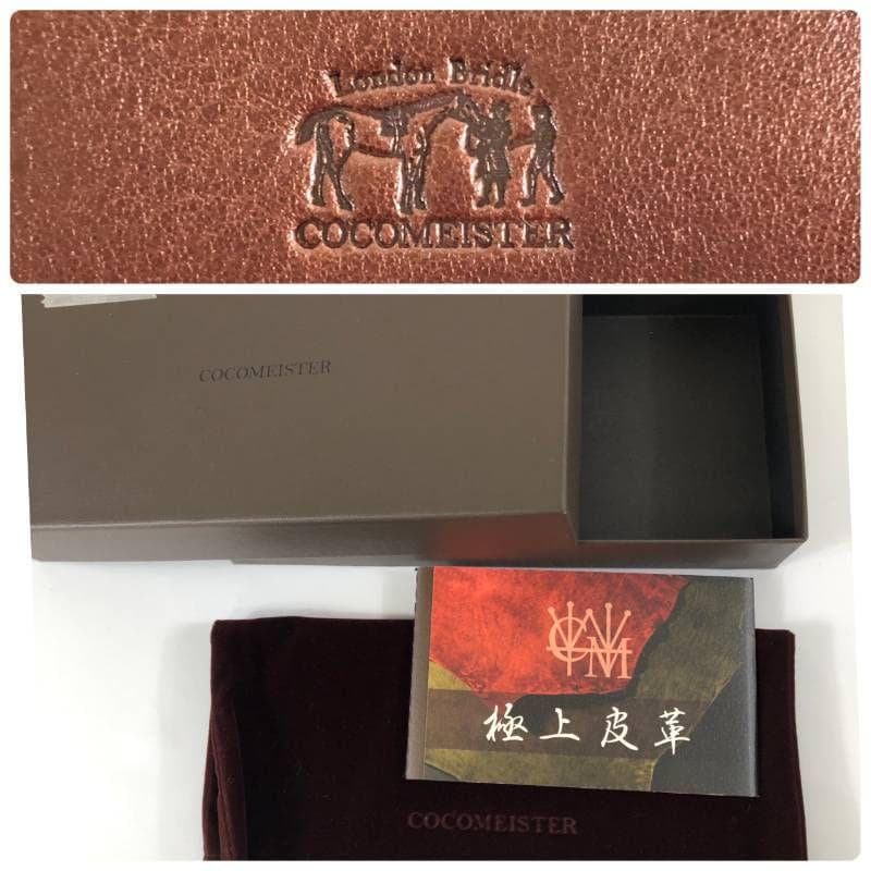 極美品・箱付き ココマイスター マルティーニ オーバルウォレット 折財布