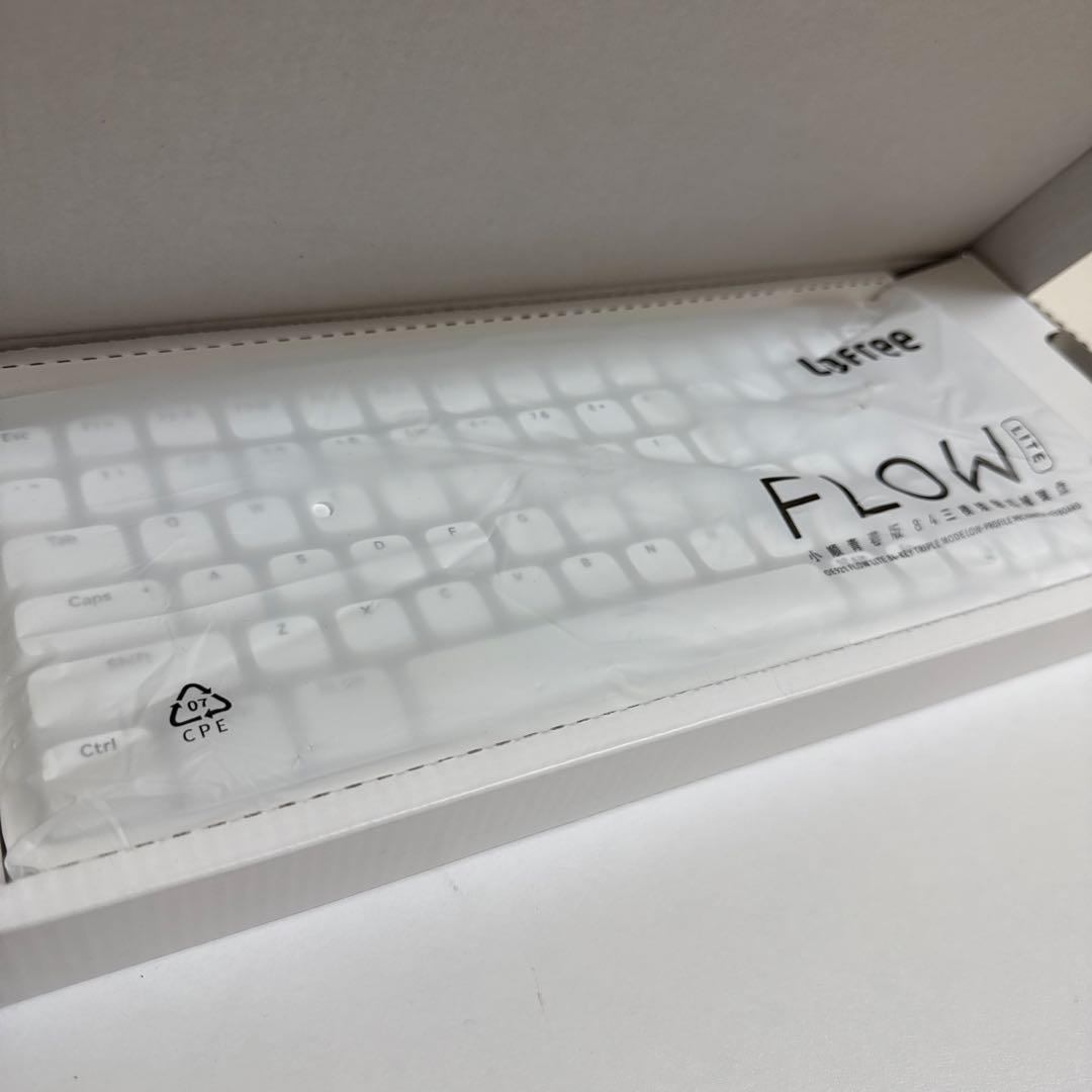 Lofree Flow Lite 84 ホワイト US配列 ロープロキーボード