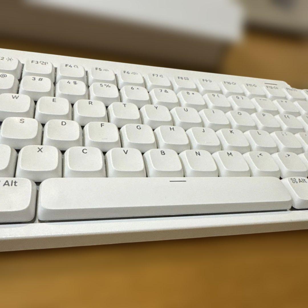 Lofree Flow Lite 84 ホワイト US配列 ロープロキーボード