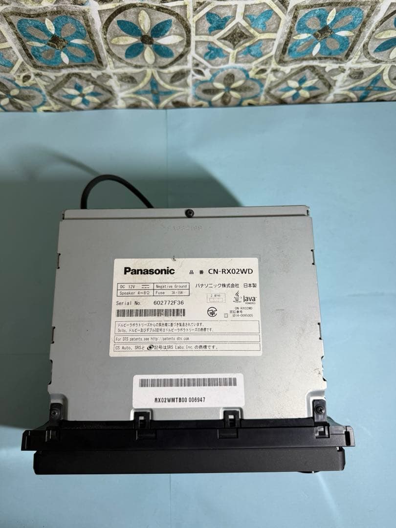 カーナビ PANASONIC-CN-RX02WD 2015