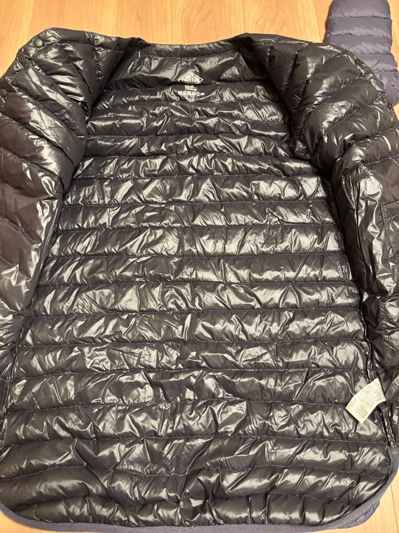 最終値下 DANTON ネイビー ダウンジャケット 34